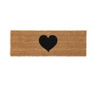 Relaxdays Tapis en coco avec cœur