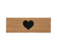 Relaxdays Tapis en coco avec cœur