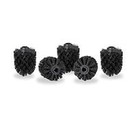 Relaxdays - Tête de Rechange pour Brosse WC Plastique Noir 7 x 7 x 9 cm