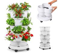 Relaxdays Tour de plantes empilable 5 étages