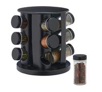 Relaxdays Tourniquet à épices avec pots en verre