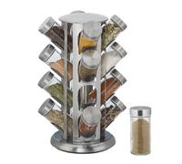 Relaxdays Tourniquet à épices avec 16 pots