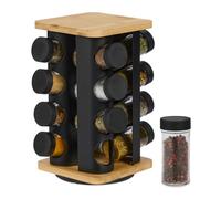 Relaxdays Tourniquet à épices avec 16 pots