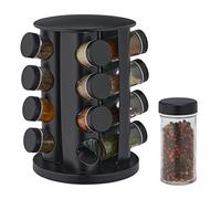 Relaxdays Tourniquet à épices avec pots en verre