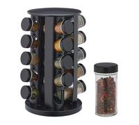 Relaxdays Tourniquet à épices avec pots en verre