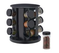 Relaxdays Tourniquet à épices avec pots en verre
