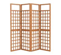 Relaxdays Treillis en Bois de Sapin Marron 180 x 161 cm, Brise-Vue pour Jardin et Balcon, Support pour Plantes grimpante
