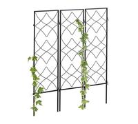 Relaxdays Treillis de jardin métal en lot de 12