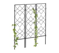 Relaxdays Treillis de jardin métal en lot de 6