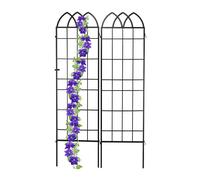 Relaxdays Treillis de jardin métal lot de 2