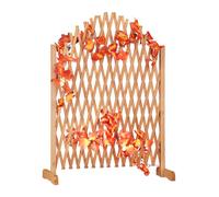 Relaxdays Treillis extensible en bois