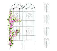 Relaxdays Treillis jardin fer set de 2