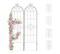 Relaxdays Treillis jardin fer set de 2