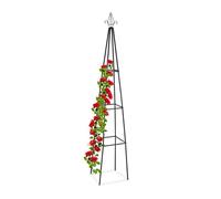 Relaxdays Trellis pyramide noir