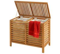 Relaxdays Panier à linge 150 l, 2 compartiments