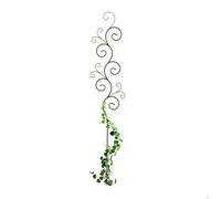 Relaxdays Tuteur à plantes, treillis en métal, support non fixe, H x L : 160 x 30 cm, pour le jardin, marron
