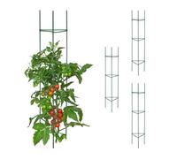 Relaxdays Tuteur à tomates 150 cm lot de 4