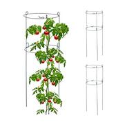 Relaxdays Tuteur à tomates en lot de 3