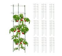 Relaxdays Tuteur à tomates en lot de 10