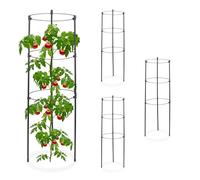 Relaxdays Tuteur à tomates en lot de 4