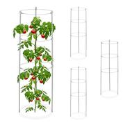 Relaxdays Tuteur à tomates en lot de 4