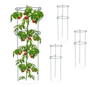 Relaxdays Tuteur à tomates en lot de 4