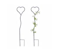 Relaxdays Tuteur forme cœur lot de 2