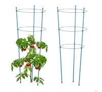 Relaxdays Tuteurs à tomates lot de 2, 76 cm