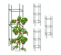 Relaxdays Lot de 4 treillis 120 cm