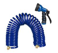 Relaxdays Tuyau d'eau spiralé avec pistolet 10 m
