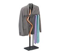 Relaxdays Valet de chambre anthracite à poser