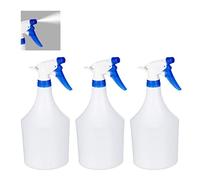 Relaxdays Vaporisateur 1 L, Lot de 3, Plantes, Spray, Fleurs, Jardinage, Brumisateur, Graduation, Arrosage, Blanc-Bleu