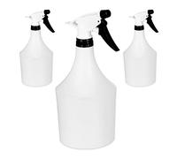 Relaxdays Vaporisateur 1 L, Lot de 3, Plantes, Spray, Fleurs, Jardinage, Brumisateur, Graduation, Arrosage, Blanc-Noir