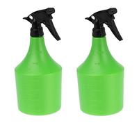 Relaxdays Vaporisateur 1L, Lot de 2, Plantes, Spray, Fleurs, Jardinage, Brumisateur, Gradué, Arrosage, vert/noir
