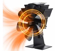 Relaxdays Ventilateur de cheminée 6 pales