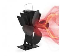 Relaxdays Ventilateur de four sans courant noir