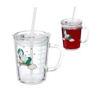Relaxdays 2x verres pour enfant motif de licorne