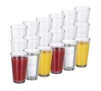 Relaxdays Verres à boissons lot de 18