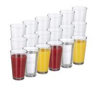 Relaxdays Verres à boissons lot de 18