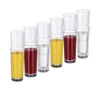 Relaxdays Verres à cocktails en verre lot de 48
