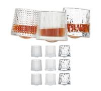 Relaxdays Verres à whisky en lot de 12