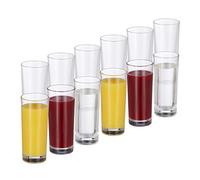 Relaxdays Verres à cocktails en verre lot de 24