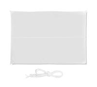 Relaxdays Voile d’ombrage Rectangle diffuseur d’Ombre Protection Soleil 3 x 4 m Jardin UV terrasse imperméable, Blanc