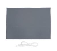 Relaxdays Voile d'ombrage rectangulaire gris
