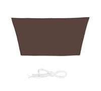 relaxdays Voile d’ombrage trapèze diffuseur d’Ombre Protection Soleil Balcon Jardin UV 3x4x2x2 m Toile imperméable, Gris, 3 x 4 x 2 x 2 m