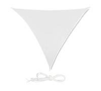 Relaxdays Voile d'ombrage triangle blanc