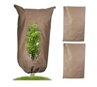 Relaxdays Voile d'hivernage pour plantes lot de 3