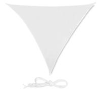 Relaxdays Voile d'ombrage triangle blanc