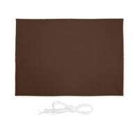 Relaxdays Voile d'ombrage rectangulaire beige