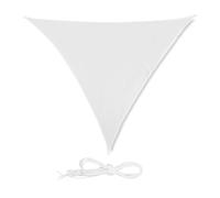 Relaxdays Voile d'ombrage triangle blanc